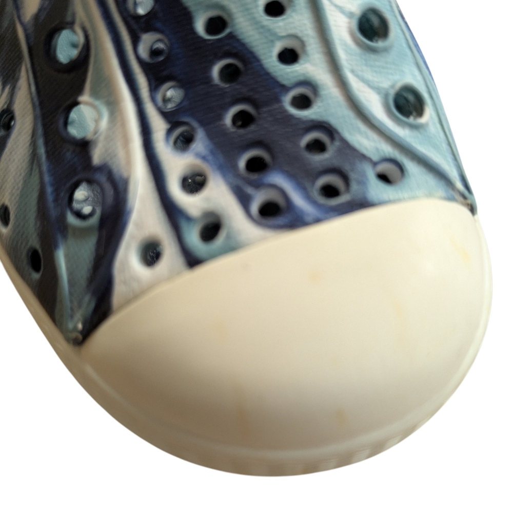Native Jefferson Blue and White Shoes Size 7 - Picture 5 of 11